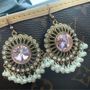 Vintage-Inspired Statement Earrings
